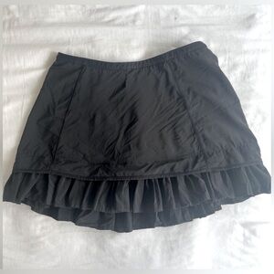 Lululemon Ruffled Black Tennis Skirt [Sz. 2]